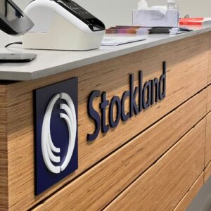 signage at stockland