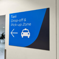 taxi retail signage